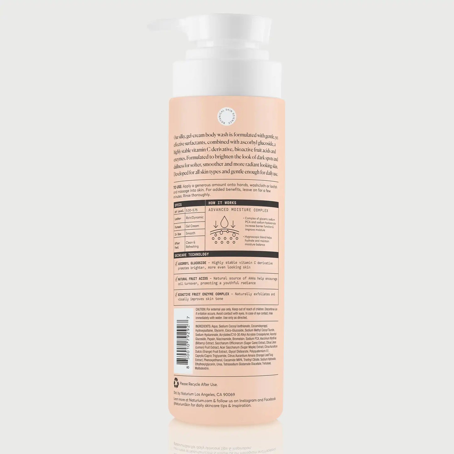 the-brightener-vitamin-c-brightening-body-wash-t2 NATR-The-Brightener-Body-Wash_back.webp