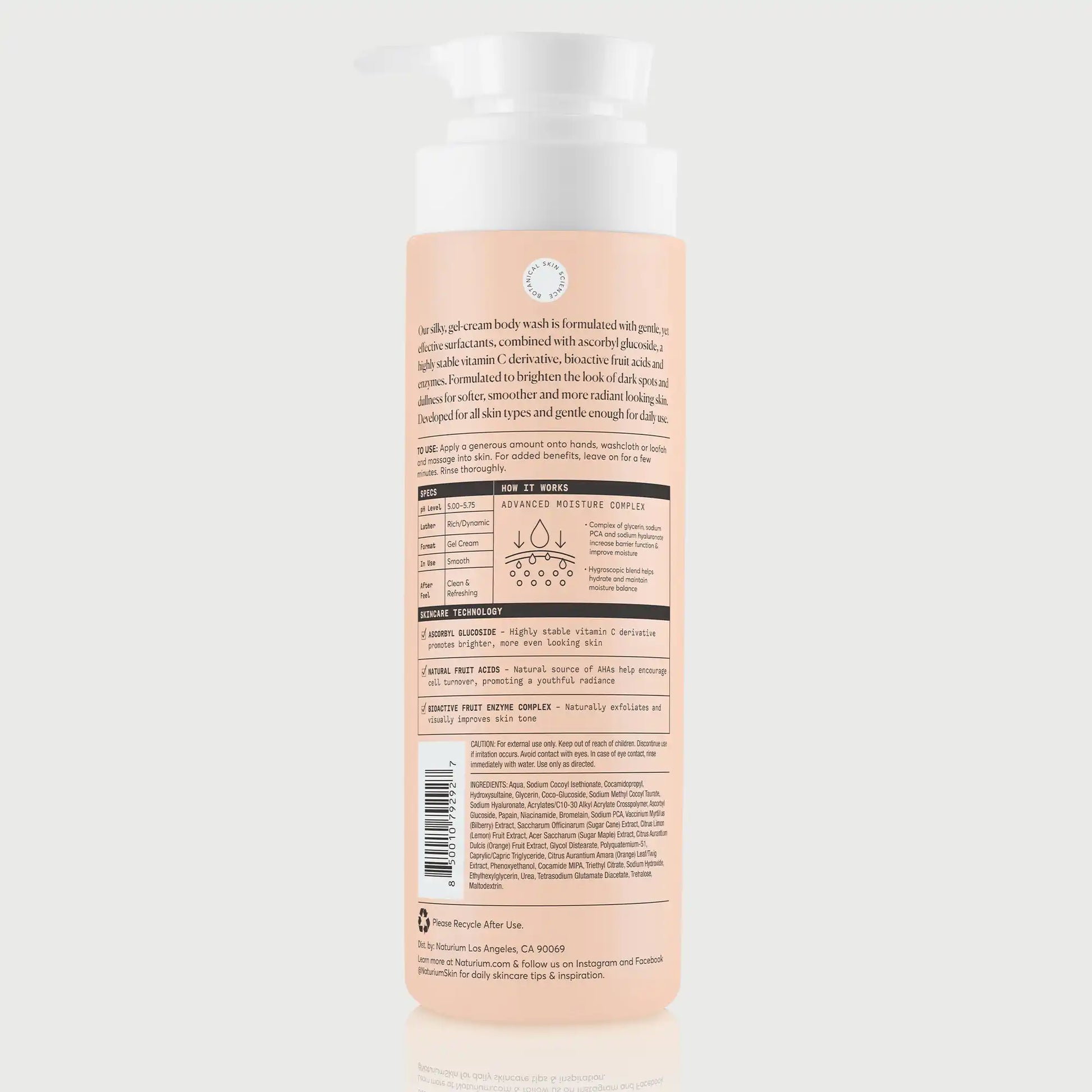 the-brightener-vitamin-c-brightening-body-wash-t2 NATR-The-Brightener-Body-Wash_back.webp